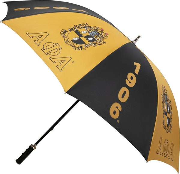 Alpha Phi Alpha Jumbo Umbrella [Black/Gold]