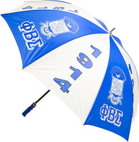 Phi Beta Sigma Jumbo Umbrella [Blue/White]