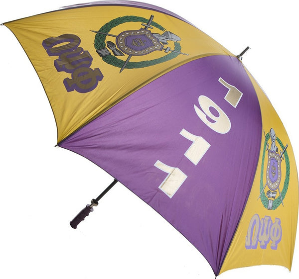Omega Psi Phi Jumbo Umbrella [Purple/Gold]