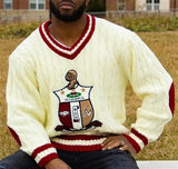 Buffalo Dallas Kappa Alpha Psi V-Neck Sweater [Cream]