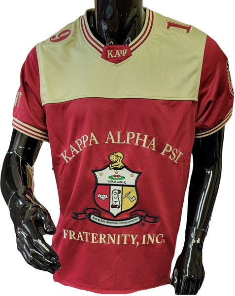 Buffalo Dallas Kappa Alpha Psi Football Jersey [Crimson Red]