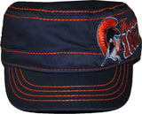 Big Boy Virginia State Trojans S143 Captains Cadet Cap [Navy Blue]