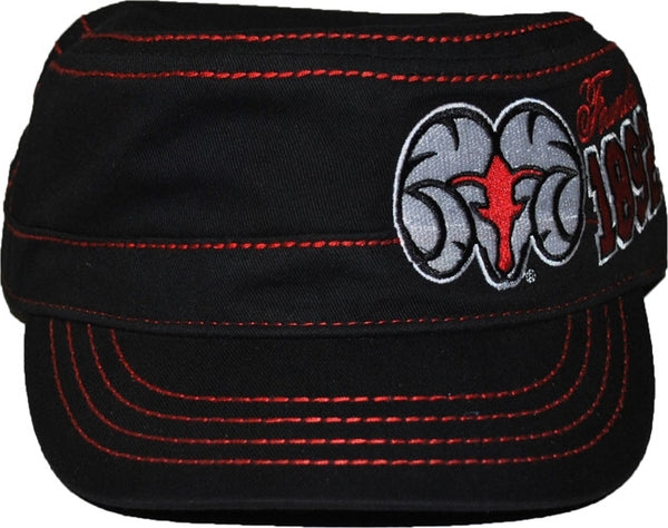 Big Boy Winston-Salem State Rams S143 Captains Cadet Cap [Black]
