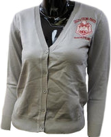 Buffalo Dallas Delta Sigma Theta Classic Cardigan [Button Down - Silver]