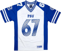 Big Boy Fayetteville State Broncos S10 Mens Football Jersey [Royal Blue]