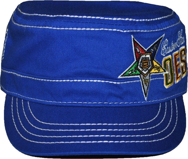 Big Boy Eastern Star Divine S142 Captains Ladies Cadet Cap [Royal Blue]