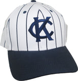 Big Boy Kansas City Monarchs 1924 S141 Home All Star Mens Baseball Cap [White/Navy Blue]