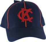 Big Boy Kansas City Monarchs 1949 S144 Road All Star Mens Baseball Cap [Navy Blue]