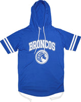 Big Boy Fayetteville State Broncos Ladies Hoodie Tee [Royal Blue]
