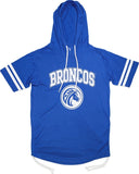 Big Boy Fayetteville State Broncos Ladies Hoodie Tee [Royal Blue]