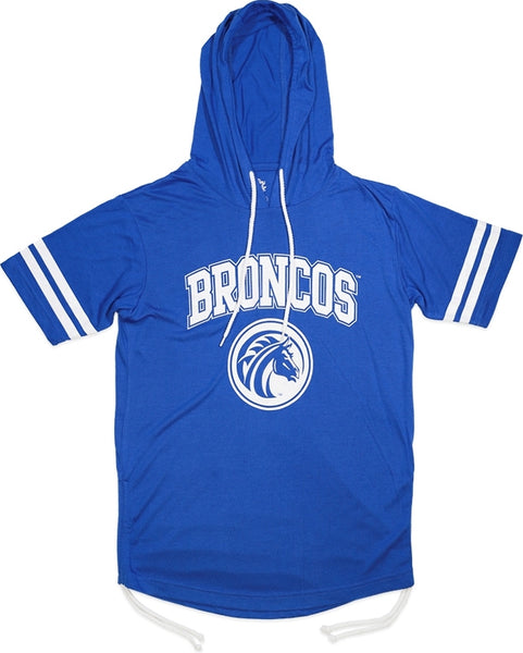 Big Boy Fayetteville State Broncos Ladies Hoodie Tee [Royal Blue]