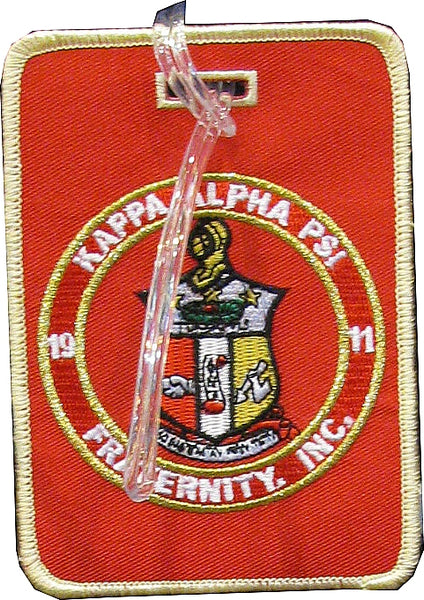Kappa Alpha Psi Fraternity, Inc. Round Crest Luggage Tag [Red]