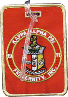 Kappa Alpha Psi Fraternity, Inc. Round Crest Luggage Tag [Red]