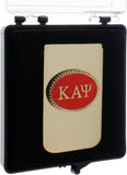 Kappa Alpha Psi Oval Medallion Money Clip [Silver]