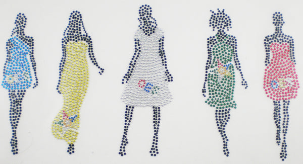 Eastern Star Ladies Rhinestud Heat Transfer [Multi-Colored]
