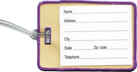 Omega Psi Phi Fraternity, Inc. Round Crest Luggage Tag [Gold]