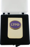 Omega Psi Phi Oval Medallion Money Clip [Gold]