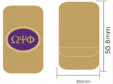 Omega Psi Phi Oval Medallion Money Clip [Gold]