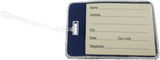 Zeta Phi Beta Sorority, Inc. Round Crest Luggage Tag [Blue]