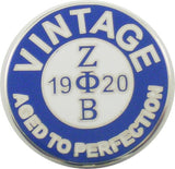 Zeta Phi Beta Vintage Lapel Pin [Silver]