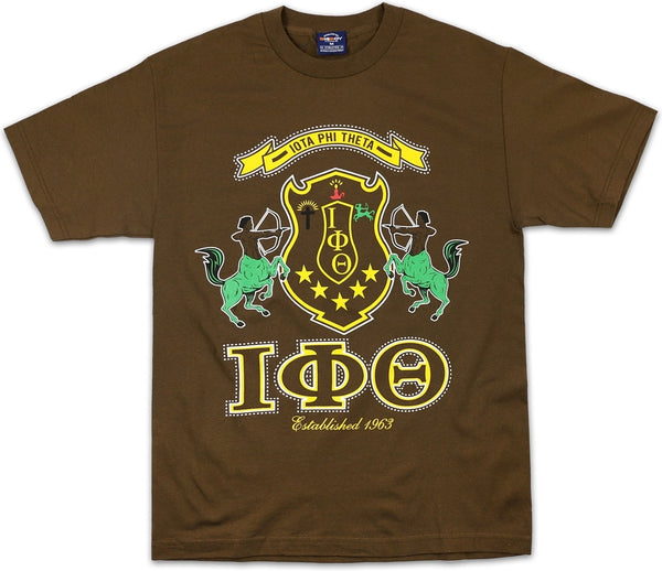 Big Boy Iota Phi Theta Divine 9 S8 Mens T-Shirt [Brown]