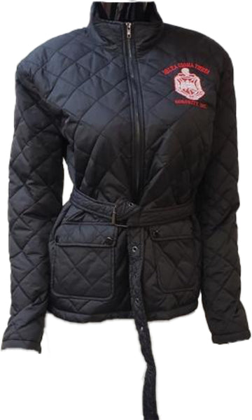 Buffalo Dallas Delta Sigma Theta Quilted Riding Jacket [Black]