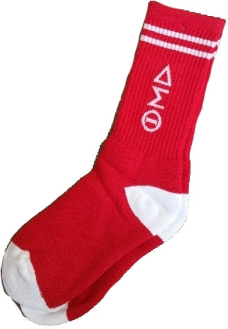 Buffalo Dallas Delta Sigma Theta Crew Socks [Red]