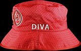 Delta Sigma Theta Embroidered Bucket Hat [Red]