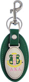 Alpha Kappa Alpha Leather FOB Key Chain [Green]