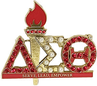 Delta Sigma Theta Torch Lapel Pin [Gold]