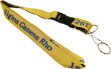 Sigma Gamma Rho Classic Woven Embroidered Lanyard [Gold]