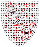 Delta Sigma Theta Pocket Design Heat Transfer [Silver/Red]