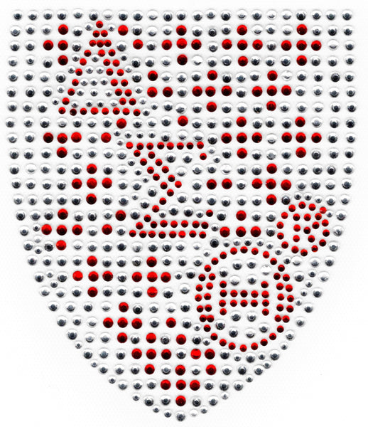 Delta Sigma Theta Pocket Design Heat Transfer [Silver/Red]