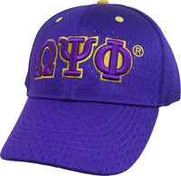 Omega Psi Phi Mesh Mens Cap [Purple]