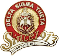 Delta Sigma Theta Sorority Inc. Since 1913 Lapel Pin [Gold]