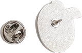 Delta Sigma Theta Violet Flower Lapel Pin [Silver]