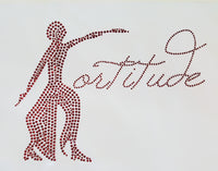 Delta Sigma Theta Lady Fortitude Heat Transfer [Red]