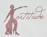 Delta Sigma Theta Lady Fortitude Heat Transfer [Red]