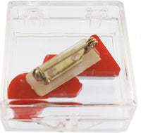 Delta Sigma Theta Small Acrylic Letter Pin [White]