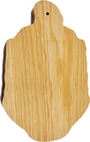Delta Sigma Theta Domed Crest Wood Plaque [Brown]