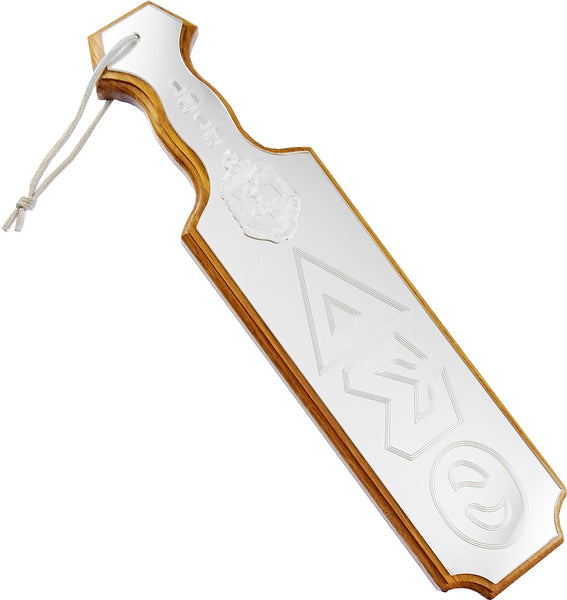 Delta Sigma Theta Platinum Founders Wood Paddle [Brown]