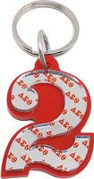 Delta Sigma Theta Line #2 Key Chain [Red]