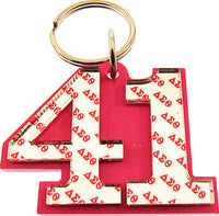 Delta Sigma Theta Line #41 Key Chain [Red]