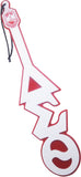 Delta Sigma Theta Acrylic Paddle With Crest [White]