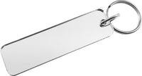 Delta Sigma Theta Mirror Heart Key Chain [Silver]
