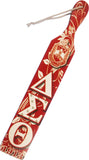 Delta Sigma Theta Printed Symbol Crest Wood Paddle [Brown]