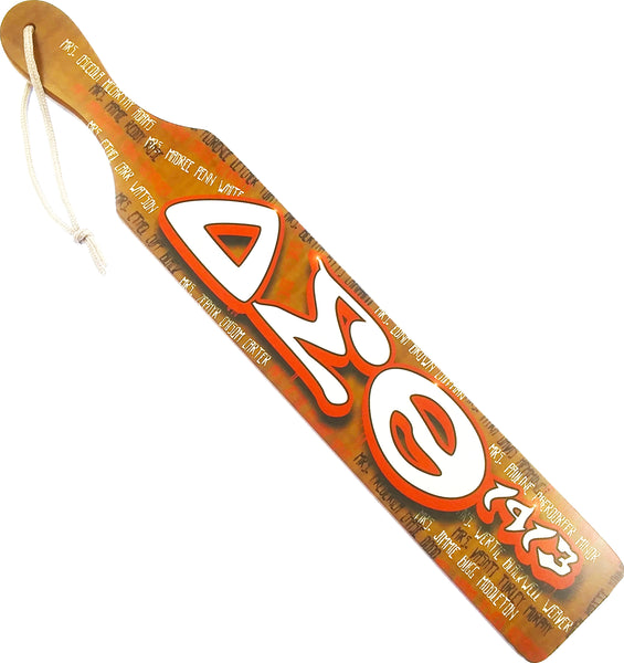 Delta Sigma Theta Graffiti Founders Wood Paddle [Brown]