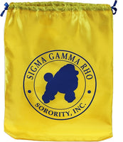 Sigma Gamma Rho Drawstring Shoe/Gift Bag [Yellow]