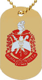 Delta Sigma Theta Double Sided Dog Tag [Gold]