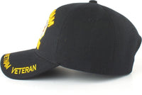 Vietnam Veteran Shield Shadow Mens Cap [Baseball Cap - Black]